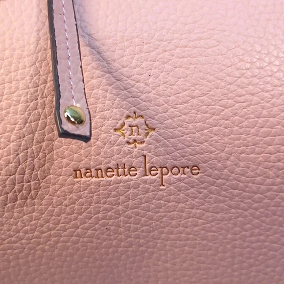 New with Tags Pink Tote by Nanette Lepore. Vegan Leather Beautiful Lining 😍 - Picture 7 of 8